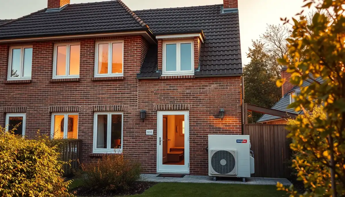 Maison en province de Liège équipée d'une pompe à chaleur hybride